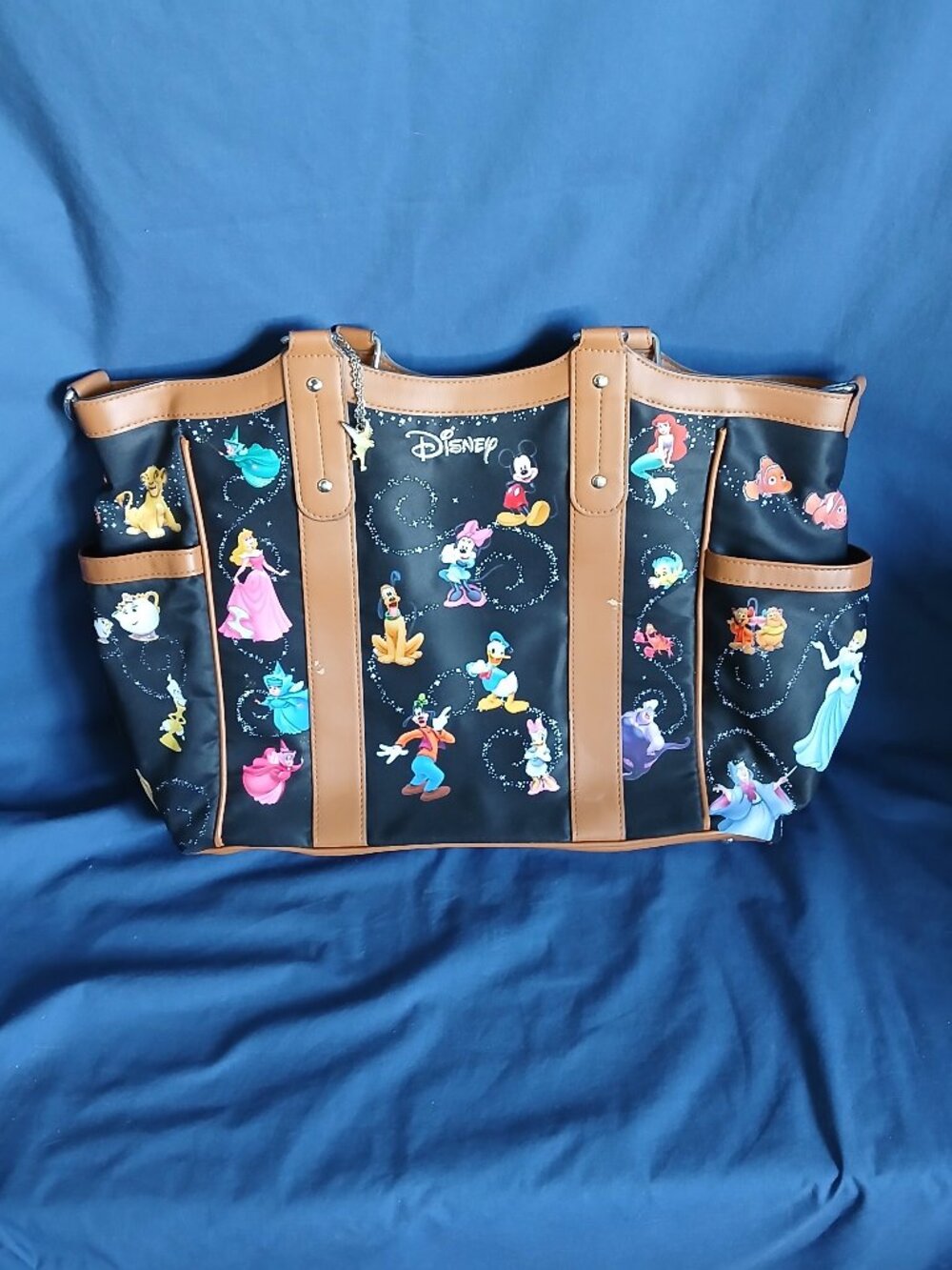 Bradford Exchange Disney 'Carry The Magic' Tote, Faux Leather Details 17 by 12